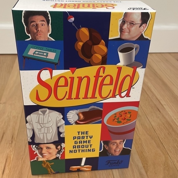 NEW Funko Seinfeld The Party Game About Nothing Trivia Blue Boxed - Picture 2 of 9